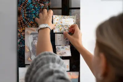 Dekoratív mandala mintás fali üzenőtábla
