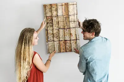 Mágneses parafadugó tartó fali tábla