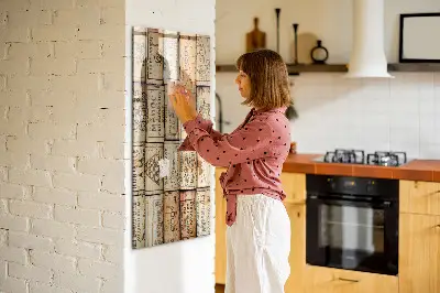 Mágneses parafadugó tartó fali tábla