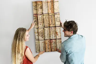 Mágneses parafadugó tartó fali tábla