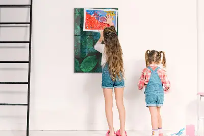 Nagy trópusi leveles fali üzenőtábla