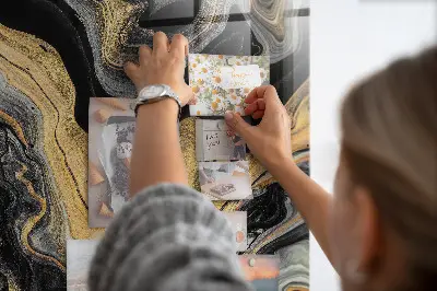 Absztrakciós foltok mintájú fali mágneses tábla