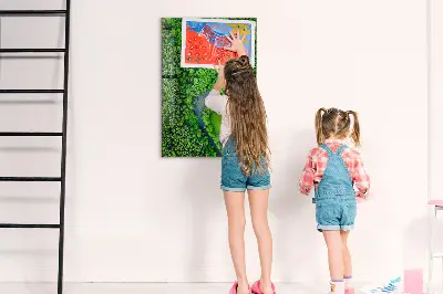 Mágneses fali tábla Folyó az erdőben