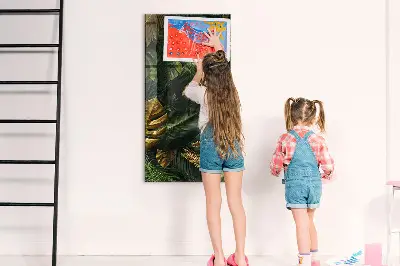 Trópusi levelek mintás fali üzenőtábla