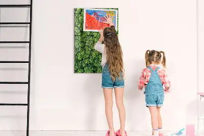 Erdőfák természet mintás fali mágneses tábla