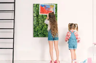 Erdőfák természet mintás fali mágneses tábla