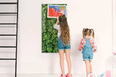 Erdőfák természet mintás fali mágneses tábla