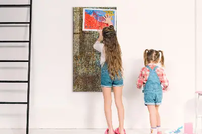 Rozsda színű mágneses fali tábla
