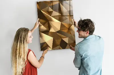 Fali mágneses tábla 3D absztrakció mintával