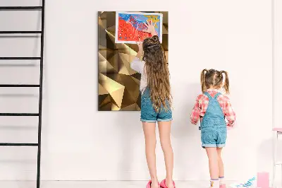Fali mágneses tábla 3D absztrakció mintával