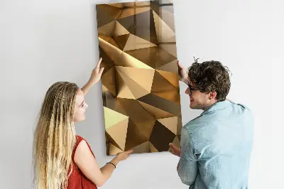 Fali mágneses tábla 3D absztrakció mintával