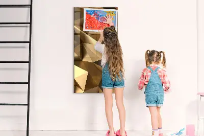 Fali mágneses tábla 3D absztrakció mintával