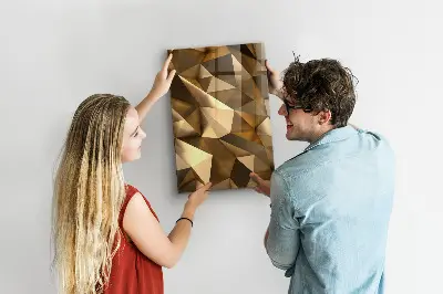 Fali mágneses tábla 3D absztrakció mintával