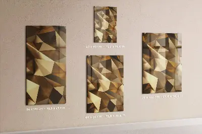 Fali mágneses tábla 3D absztrakció mintával