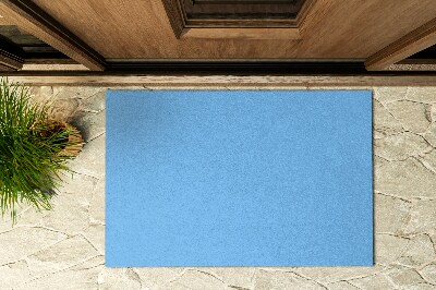 Kültéri ajtószőnyeg az ajtó előtt Nyári kék