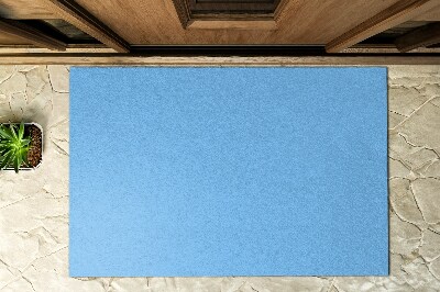 Kültéri ajtószőnyeg az ajtó előtt Nyári kék