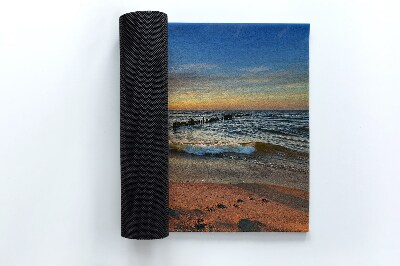 Kültéri szőnyegek Alkonyat a tengerparton