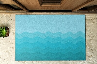 Bejárati szőnyeg Geometrikus hullámok