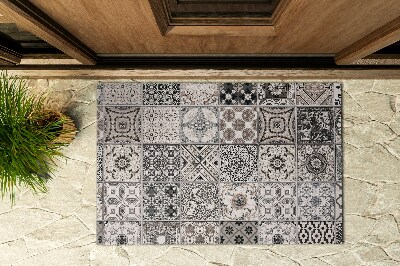 Kültéri szőnyeg Geometrikus mozaik