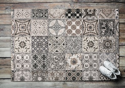 Kültéri szőnyeg Geometrikus mozaik