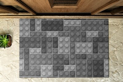 Bejárati szőnyeg Geometrikus blokkok