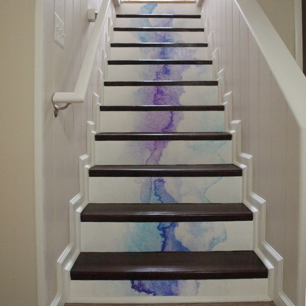 Vízfestmény lépcső matricák 